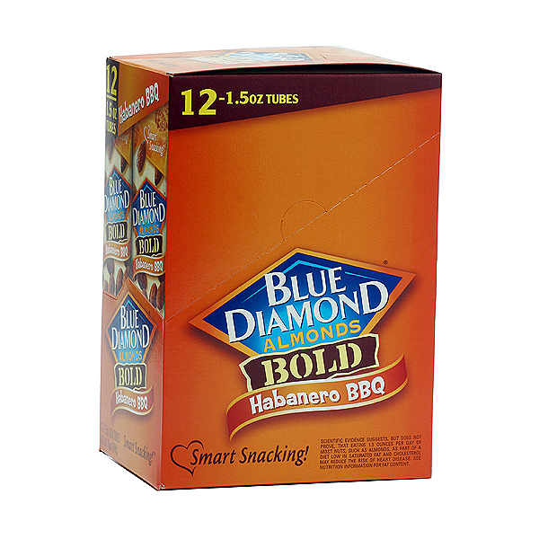 Blue diamond bold habanero bbq almonds 12ct